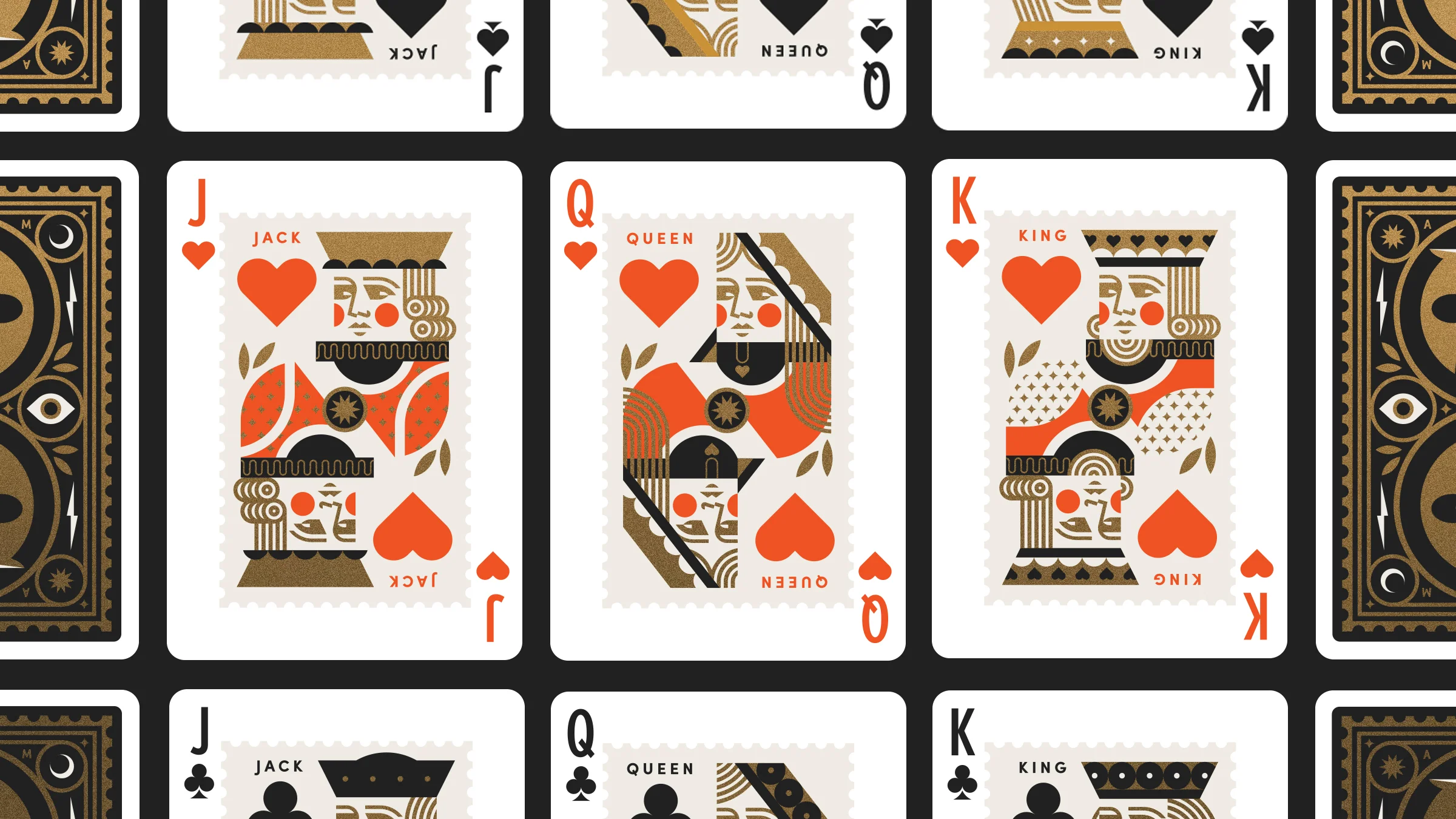 The Art of Magic Heart Court Cards