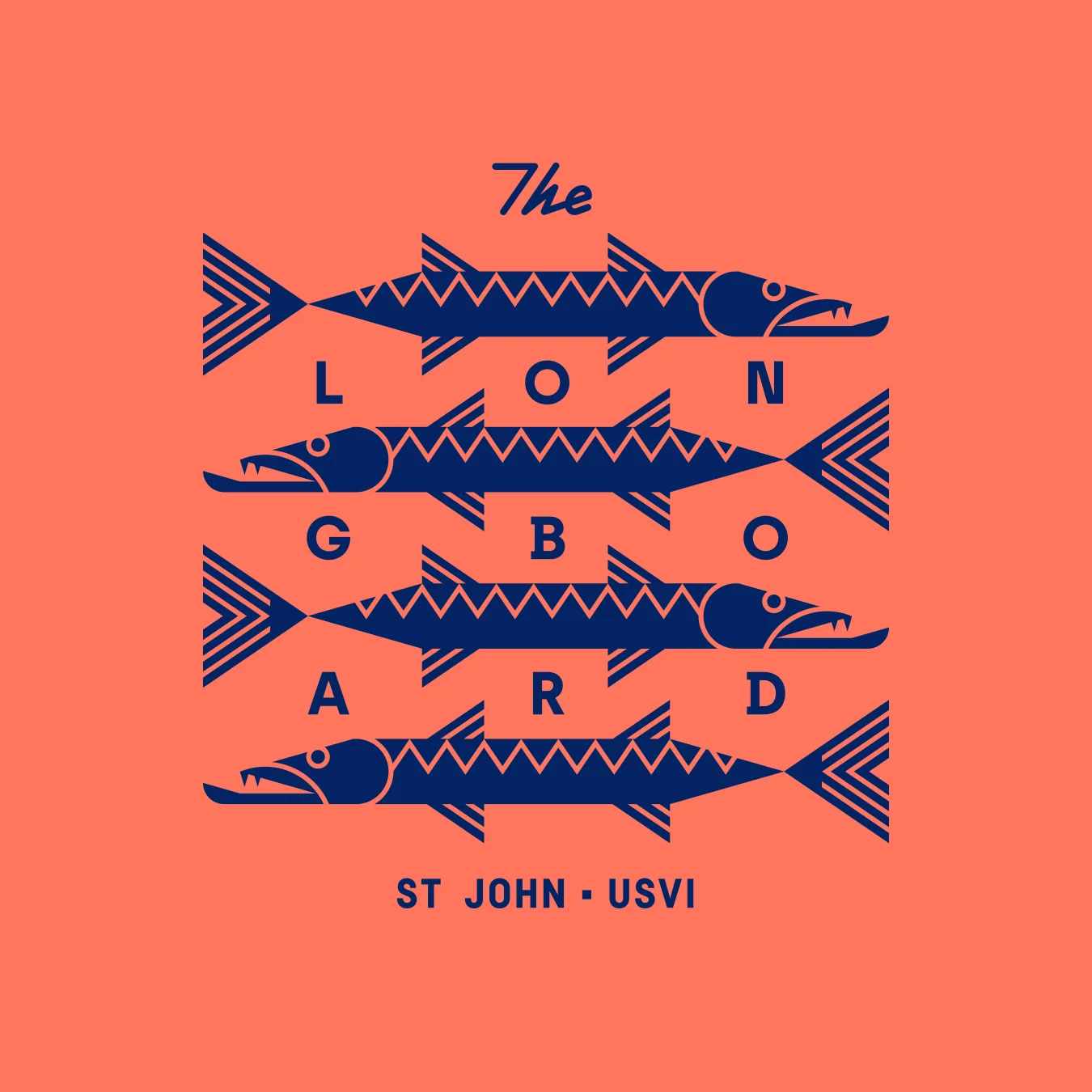Logo & Brand Identity Design for The Longboard, St. John, USVI — Jay
