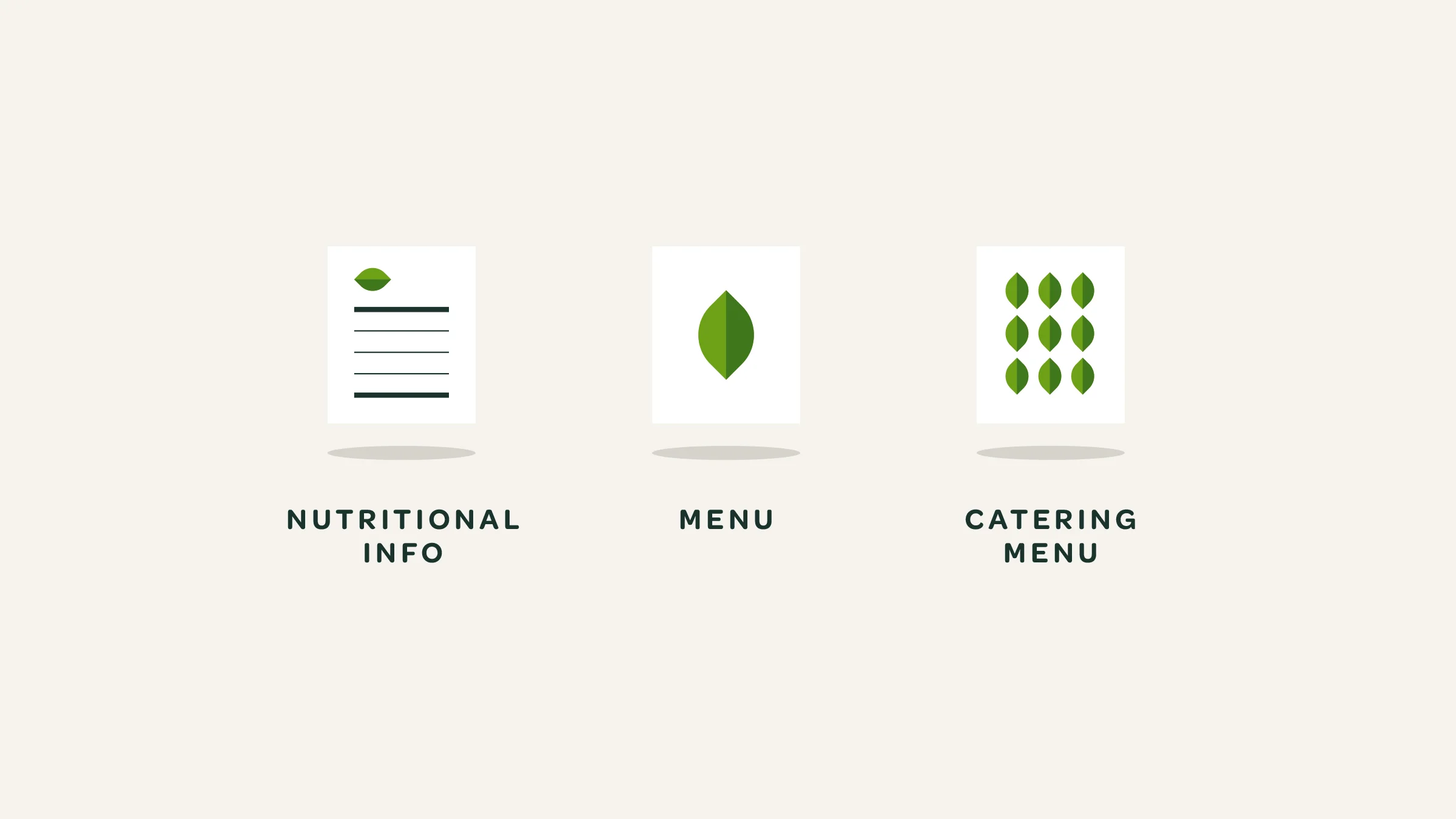 Verde Salad Restaurant Menu Icons