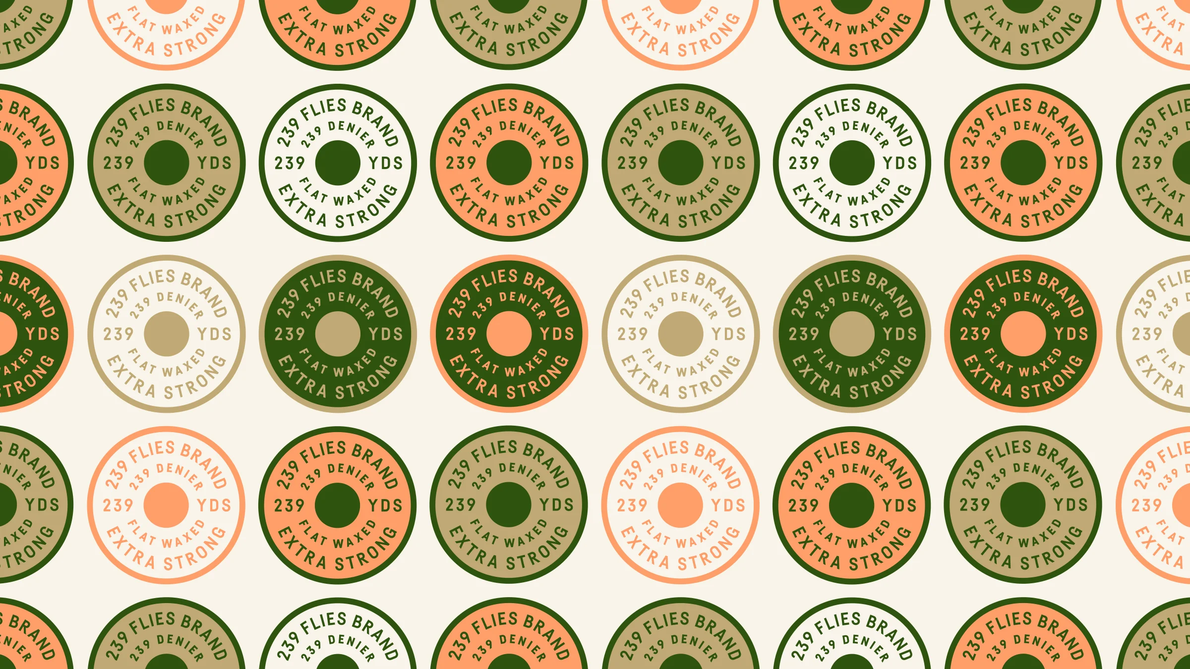 239 Flies Logo Pattern