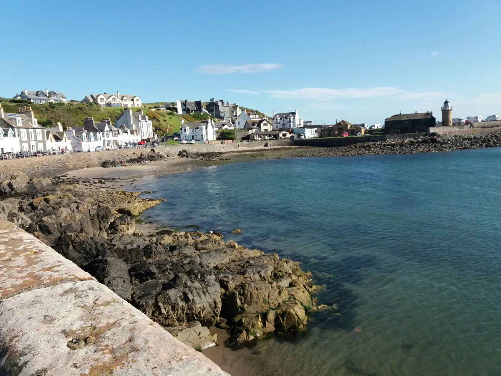Glorious Galloway coastline Portpatrick bay.jpg