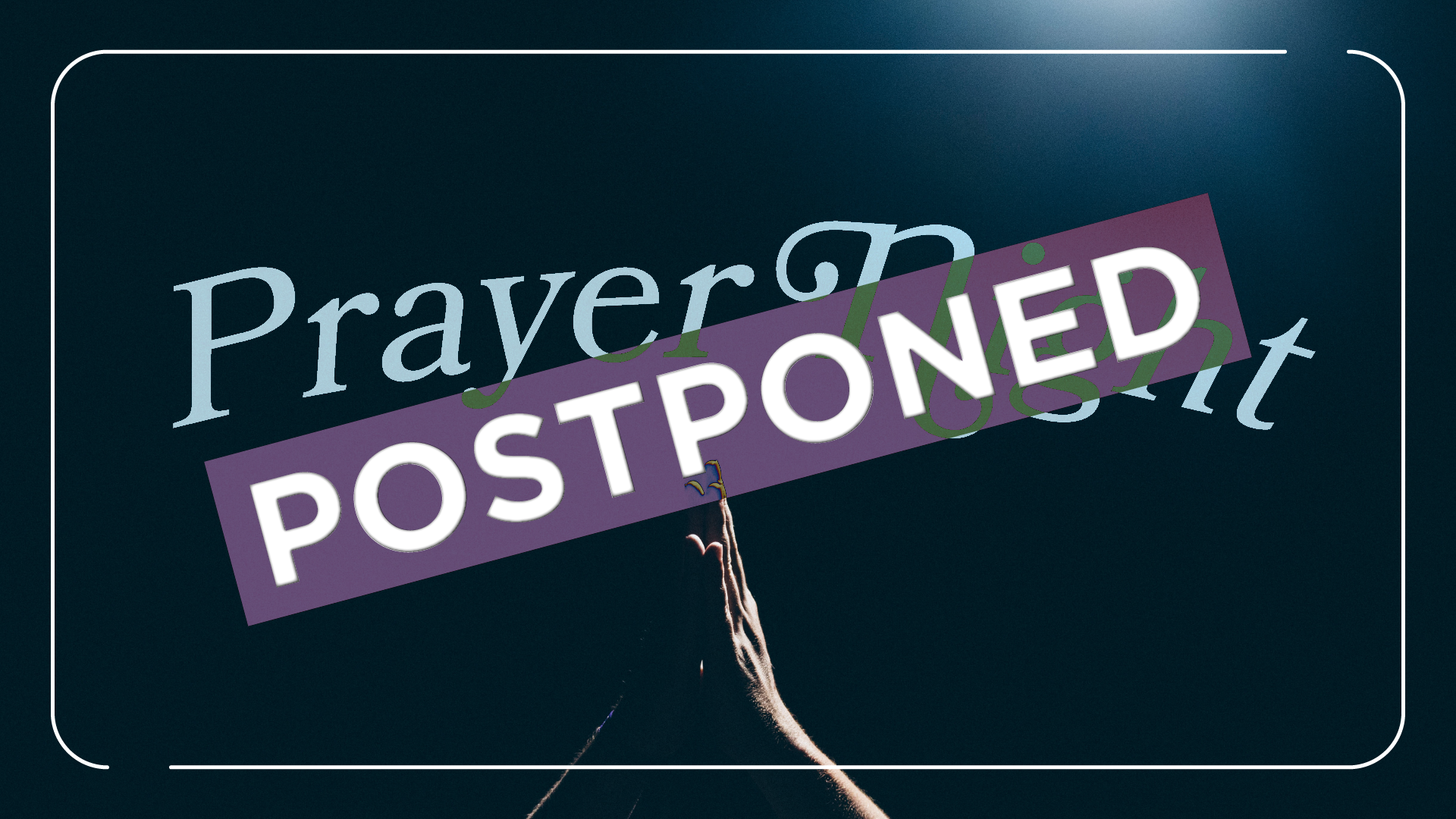 September Prayer Service | save the Date