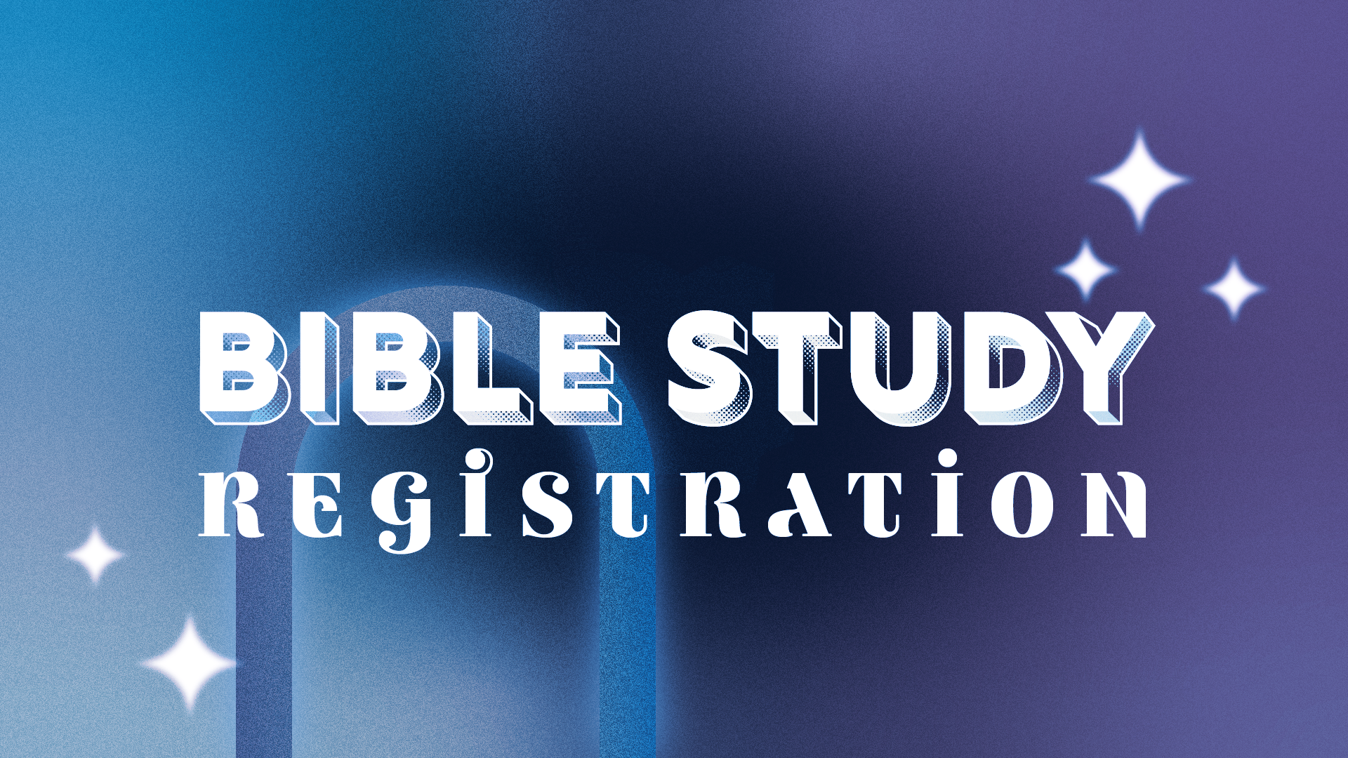 Bible Study Registration