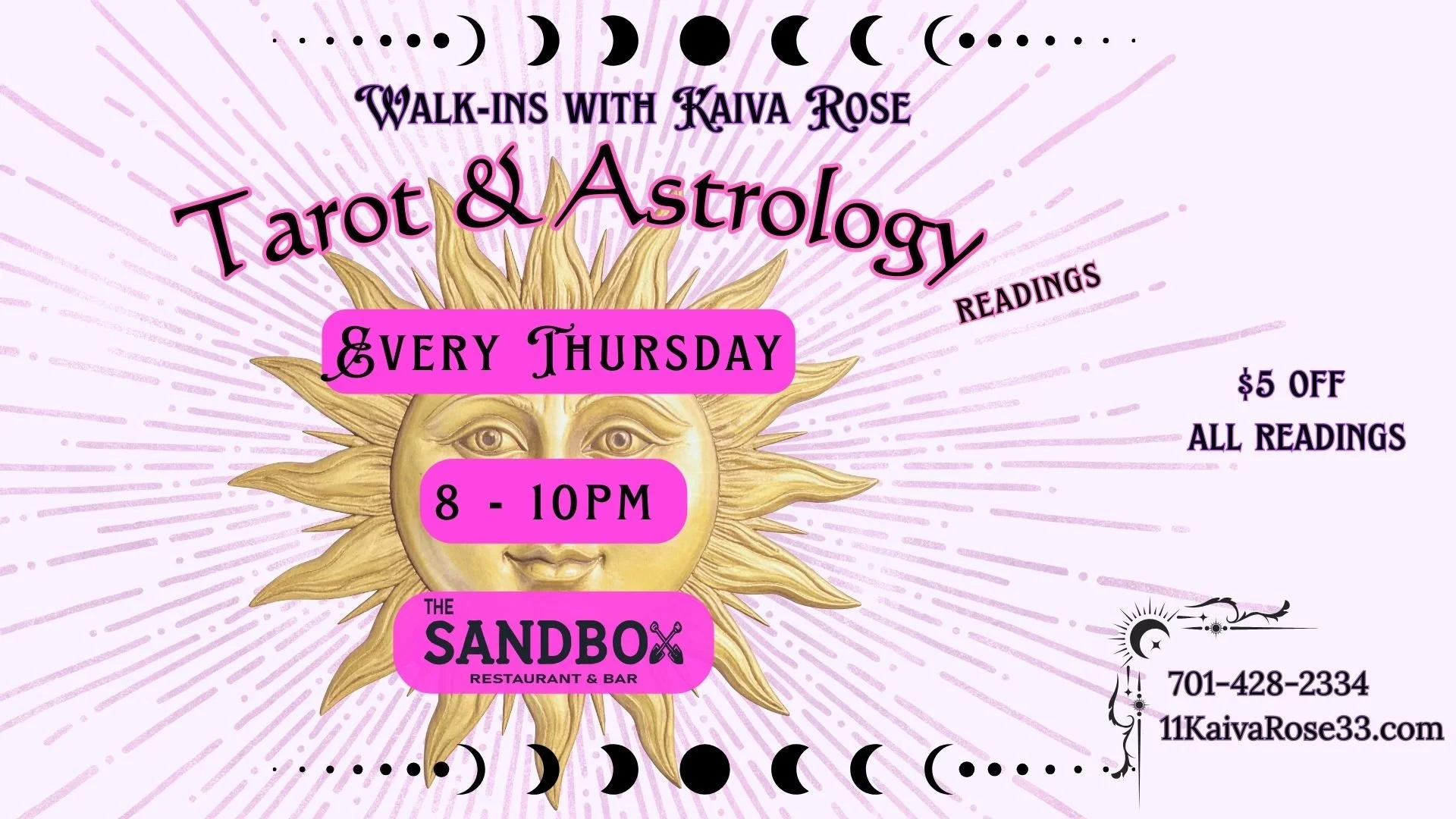 Walk-ins at The Sandbox 