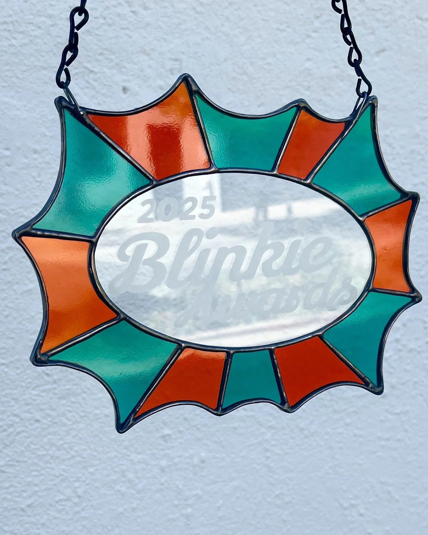 This was such a fun project to work on for the @letspropelatl Blinkie awards. Every year they get a local artist to create the awards for them and I’m honored to be the one to do it this year in stained glass. They do such amazing things for th