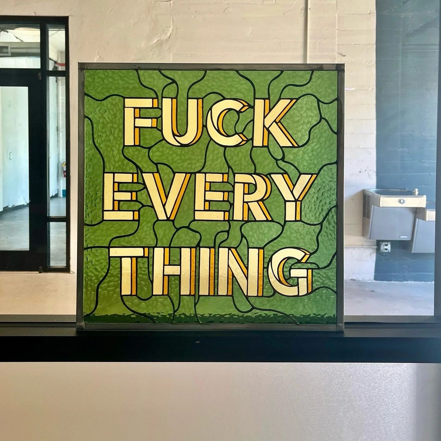 Fuck Everything, but make it stained glass. 🫠
I don’t think this one needs any sort of explanation. I know I’m not the only one who has had this mindset allllll this year. It’s been rough, huh? 
Tell me something that DOESN’