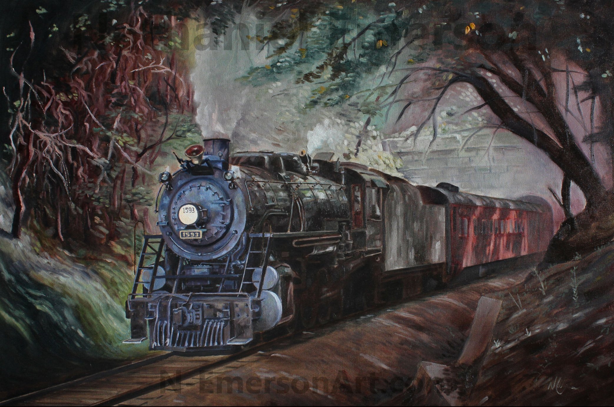 The Old Reliable at Missionary Ridge (24"x36").