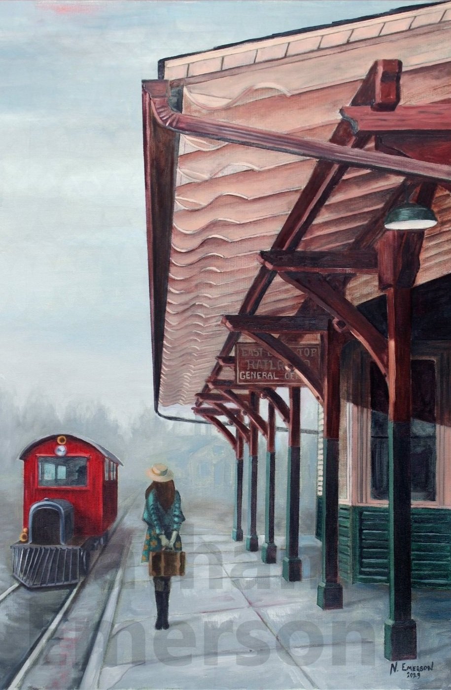 East Broad Top Passenger (24"x36"). SOLD