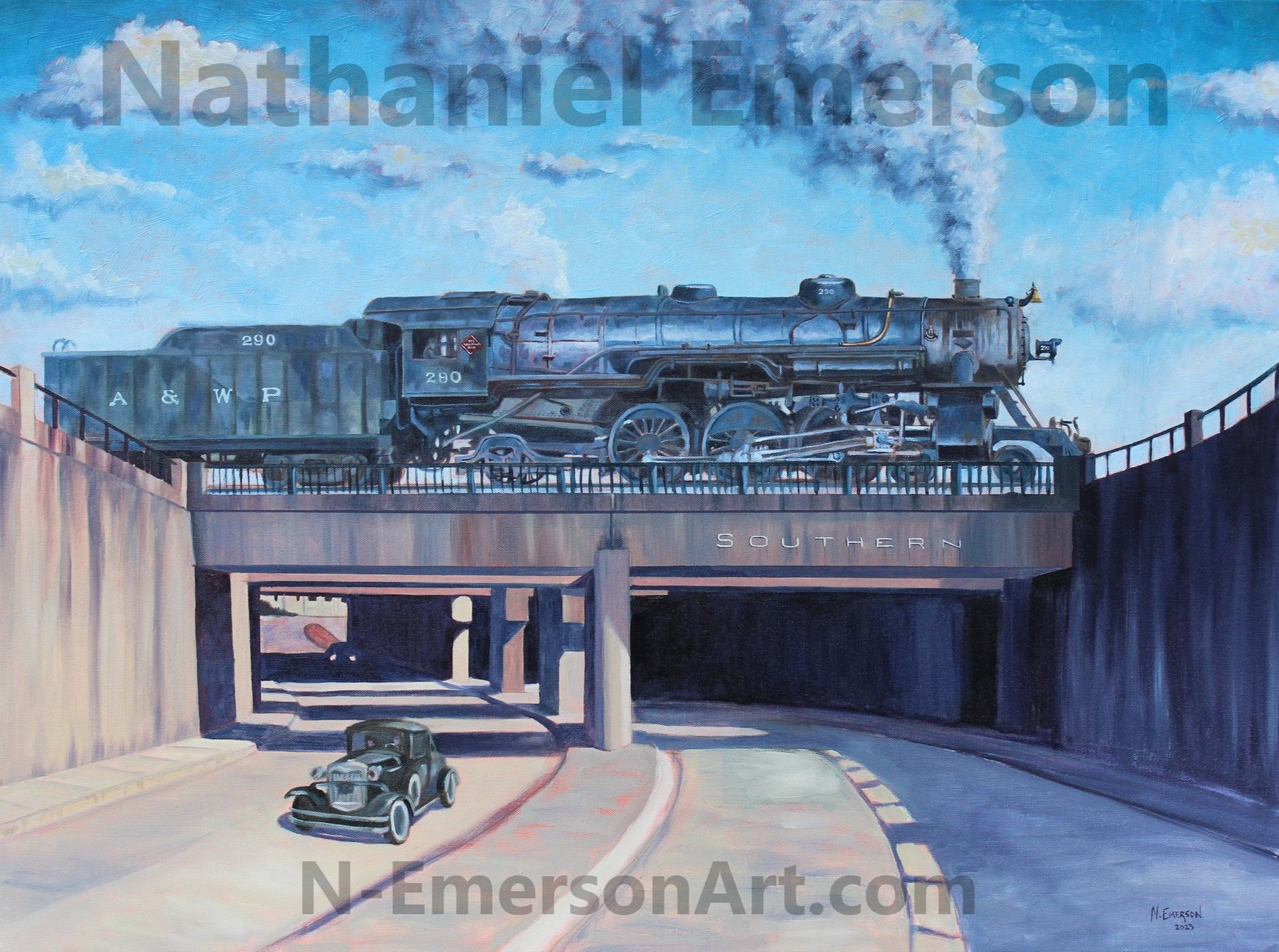 290 Crossing North Avenue (30"x40")