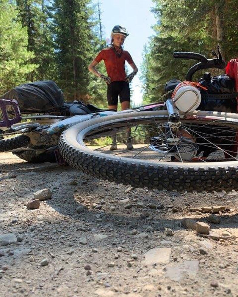 One of our staff is making her way south on the Great Divide Mountain Bike Route. We worked with @fullcycleboulder and @idlehandsroasting to make sure all her biking and coffee needs are met. Some photos of the journey so far! @rj_saulsberry 
#bikepa