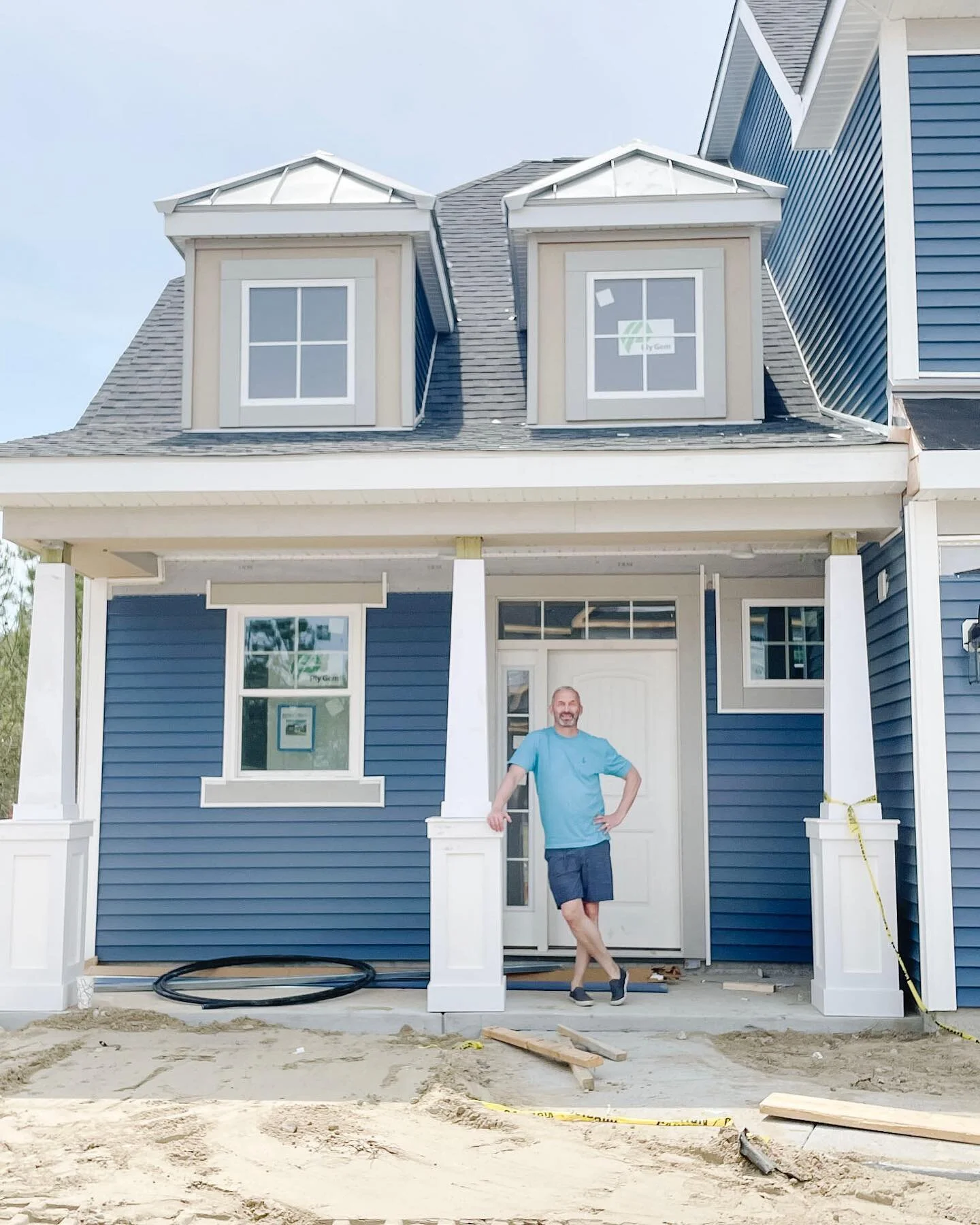 We did a site visit to our vacation home this past weekend and it&rsquo;s really starting to feel real. It is coming along and we hope to settle in the next 2-3 weeks! Be sure to follow the progress of the build and all the interior design over on @f