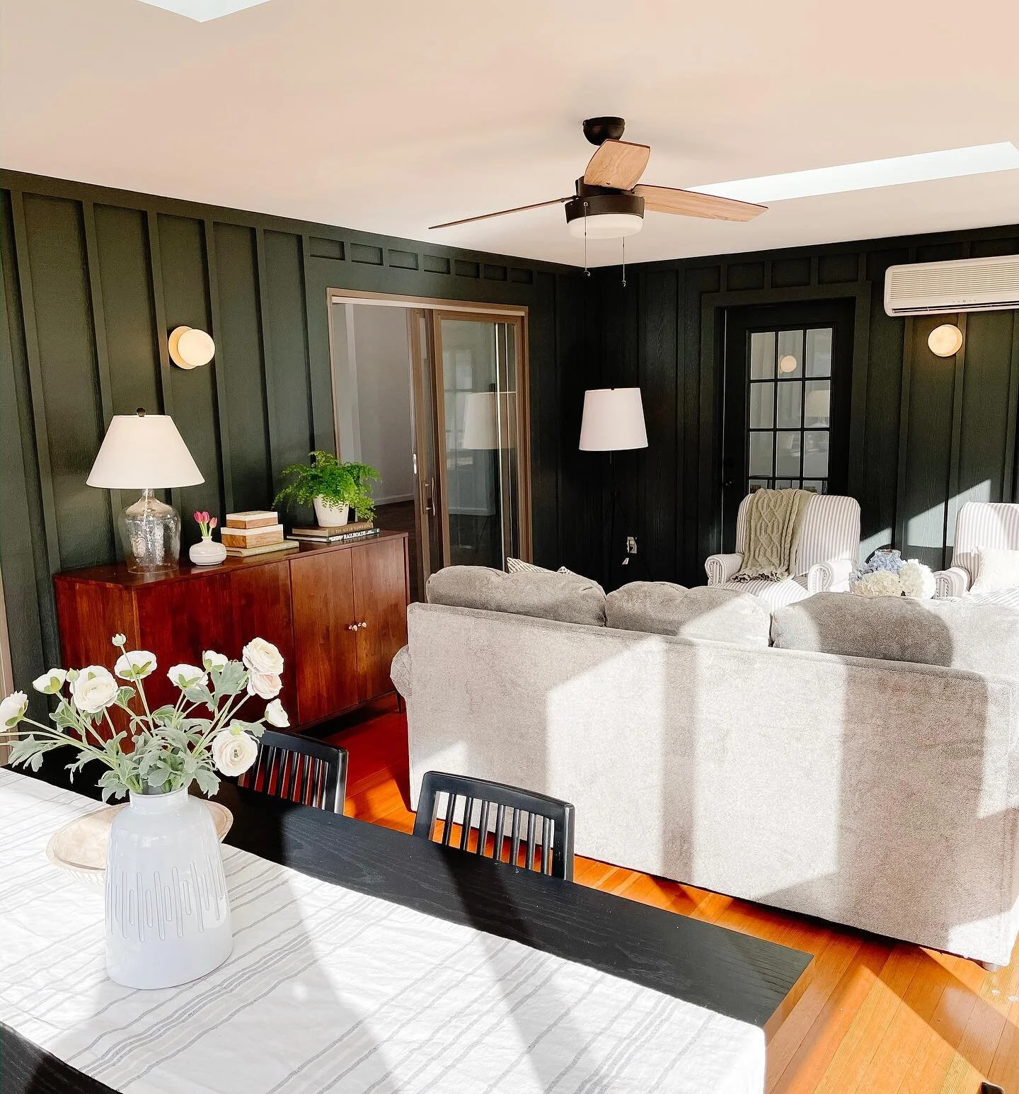 Another view of our recent sunroom project! Such a lovely space to dine, entertain or just lounge.