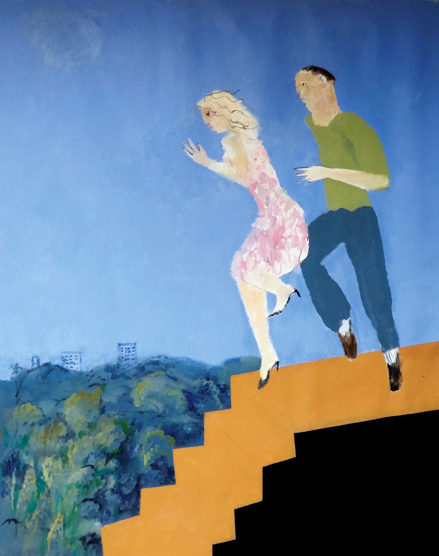 Down the Steps , oil, 153x120cm