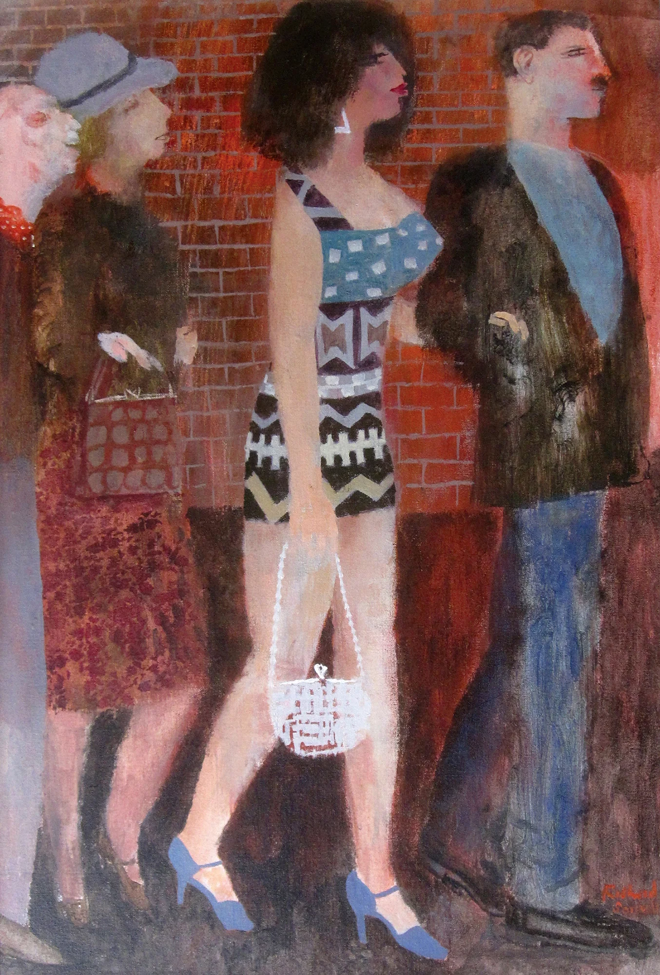 Looking Ahead , acrylic, 62x47cm