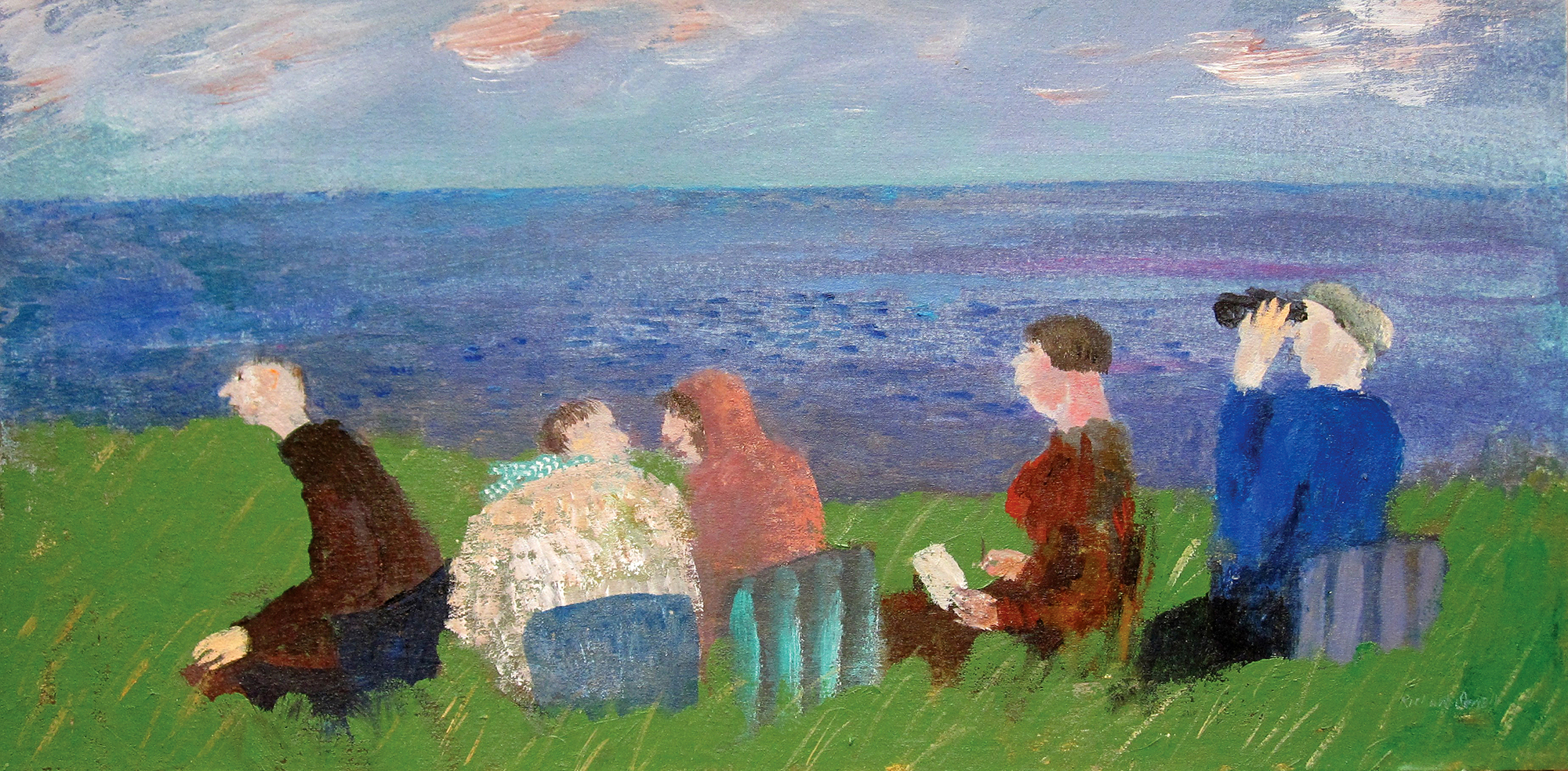 Large Mammal Survey , acrylic, 25x49cm