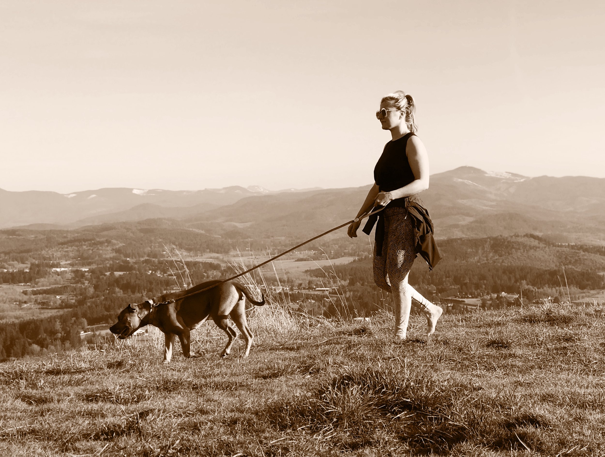 Spend time with your animals in nature. Take your shoes off, ground in and connect with the earth.