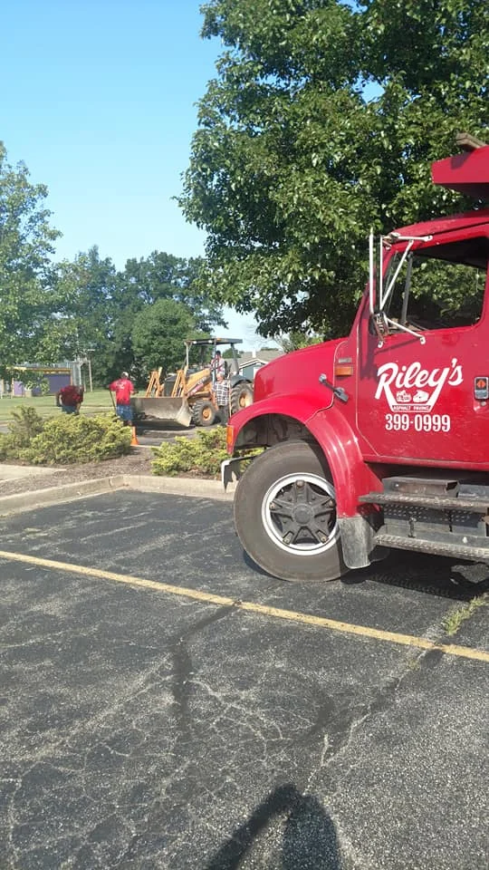 Parking lot Paving Underway