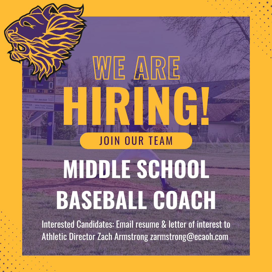 MIDDLE SCHOOL BASEBALL COACH