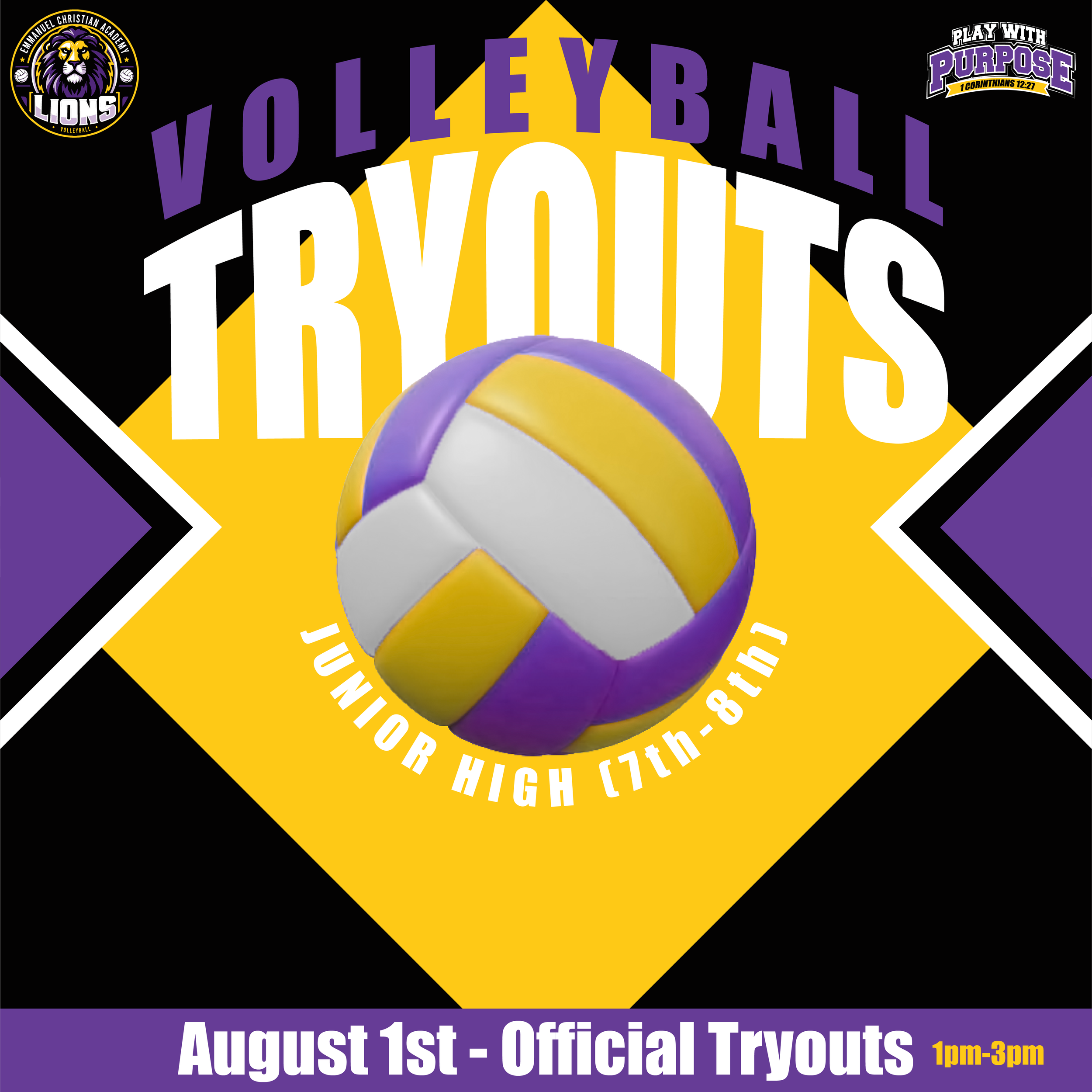 Junior High Volleyball Tryouts