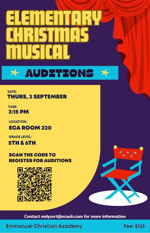 Elementary Christmas Musical Auditions