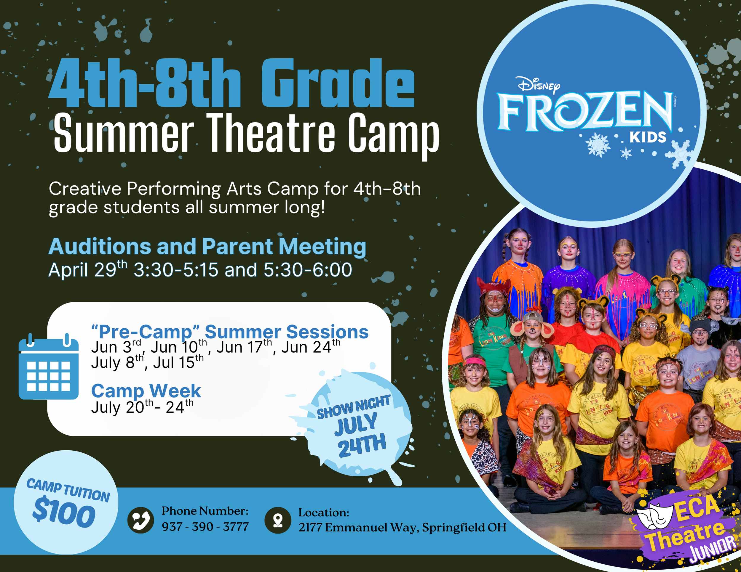 Pre-Camp Summer Theatre - Frozen Kids!
