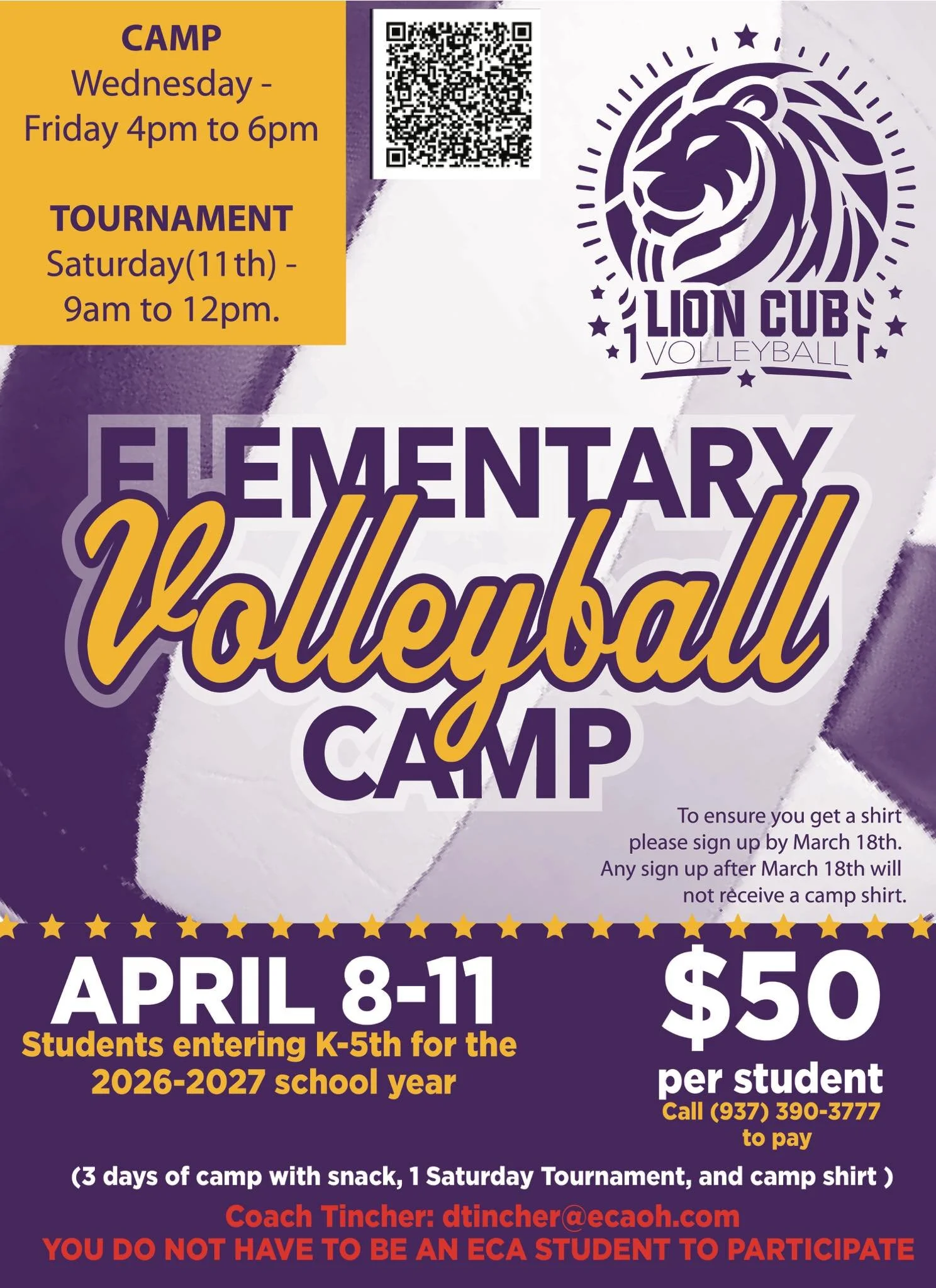 Elementary Volleyball Camp!