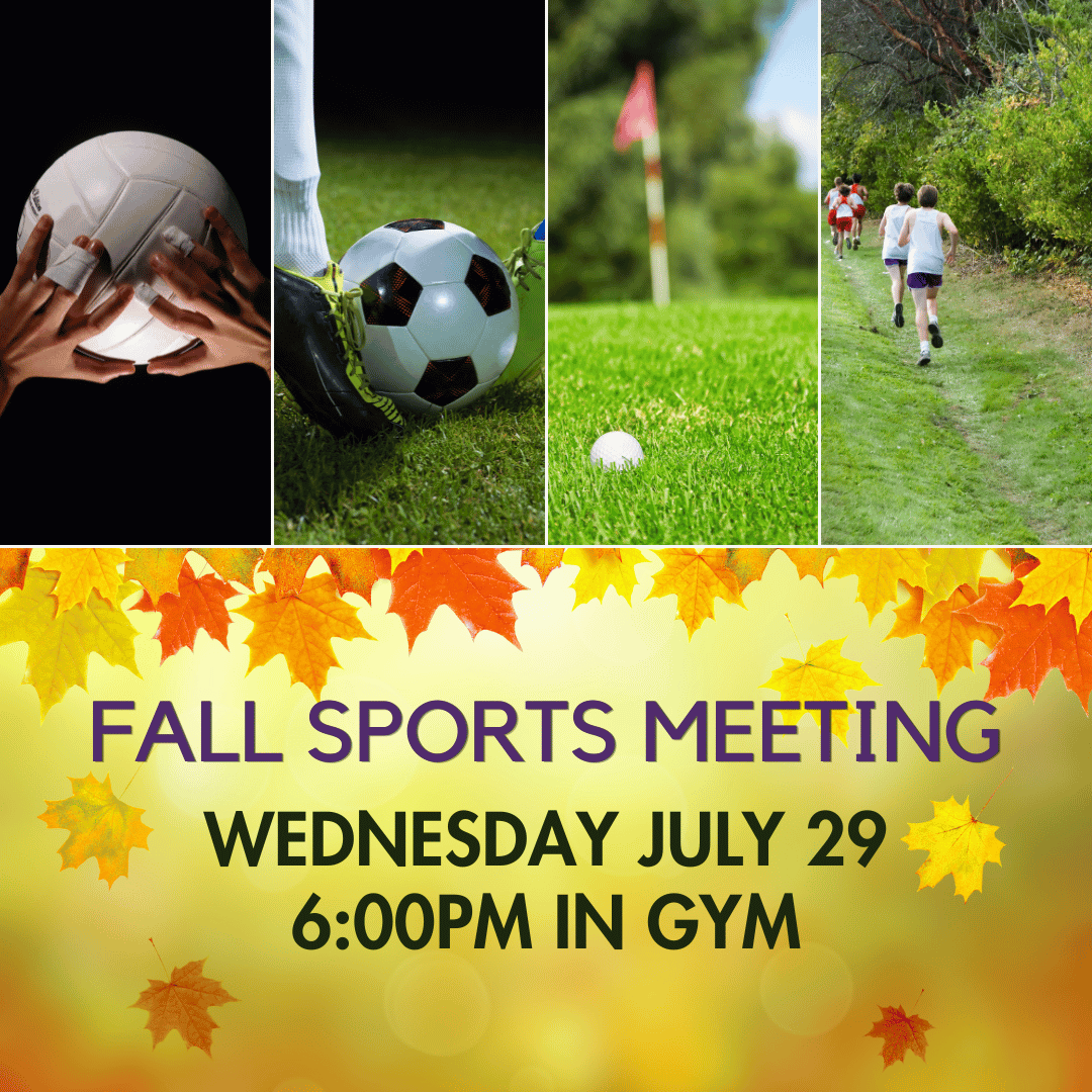 Mandatory Fall Sports Meeting