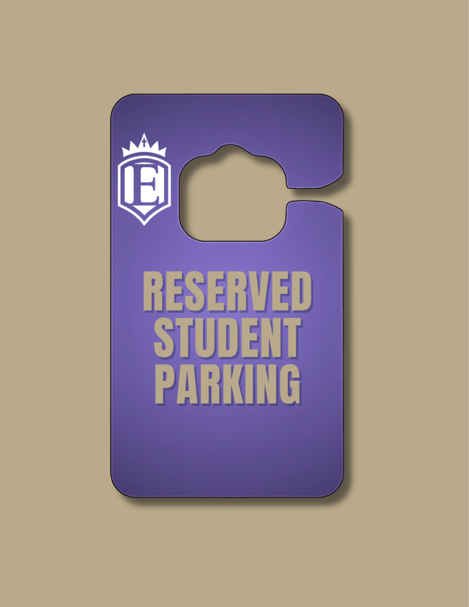Reserved Student Parking Space