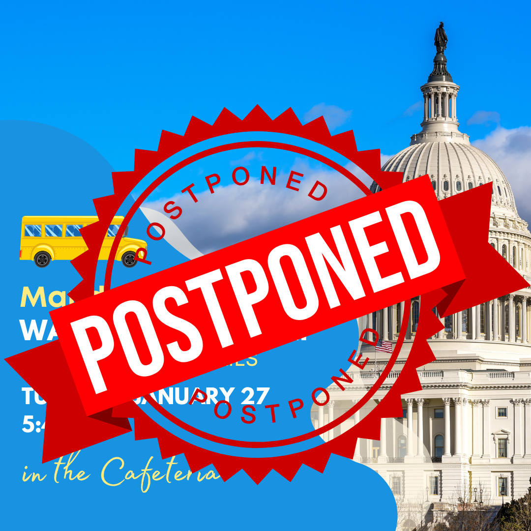 DC Field Trip Meeting - Postponed!