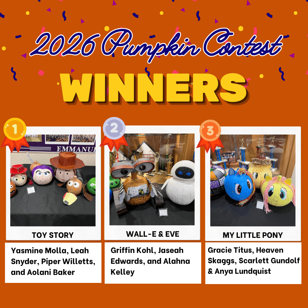 2026 Annual Pumpkin Contest Winners! 