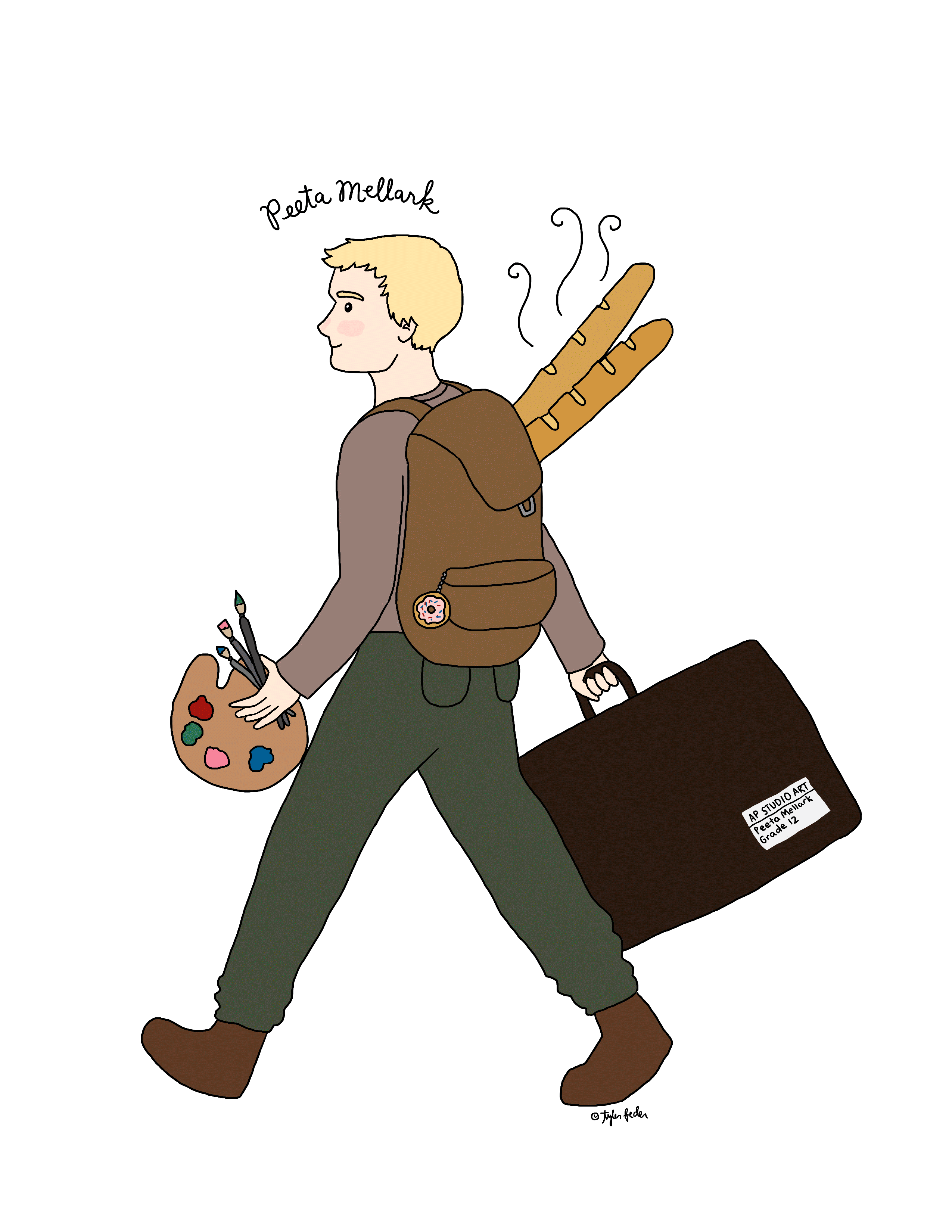  For a slideshow of fictional characters going back to school, article   here  . 