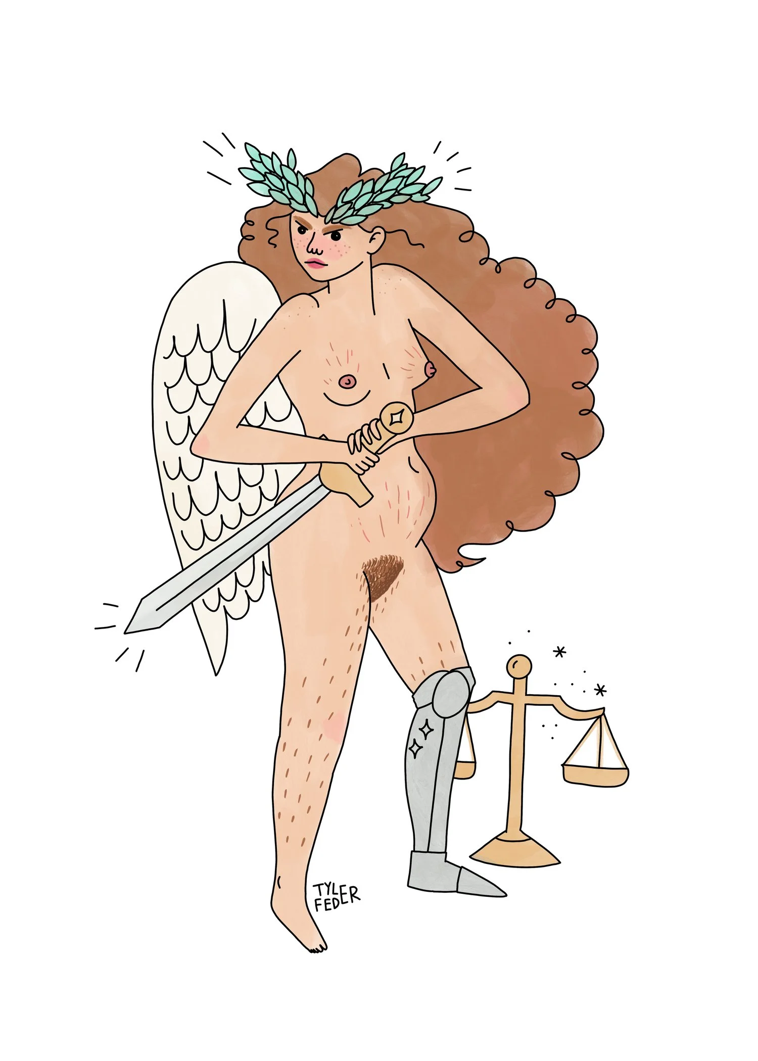 Nemesis, goddess of divine retribution and revenge