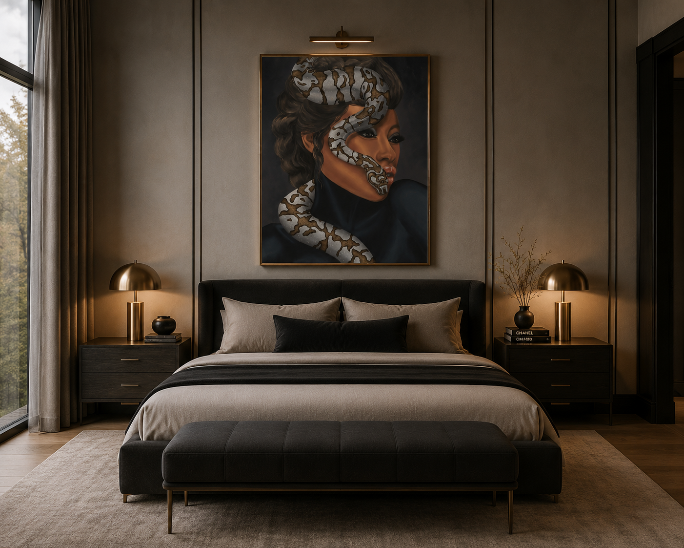 Serpent I by Artist Makai Howell 40in x 53in