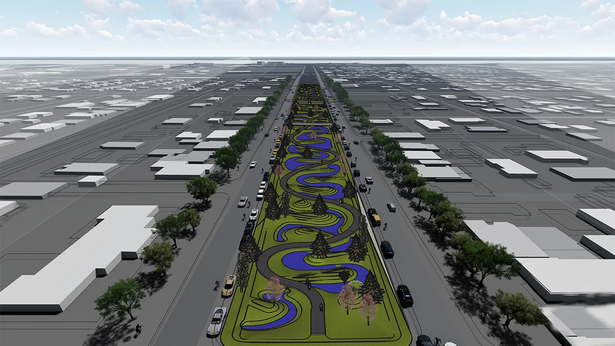 Water Harvesting Section Perspective