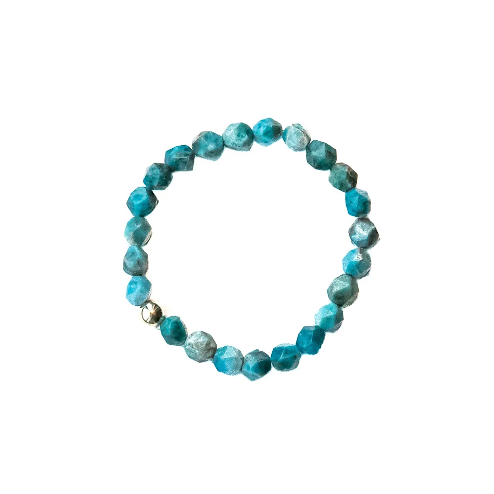 Turquoise Stone recharges energy; brings luck and happiness.