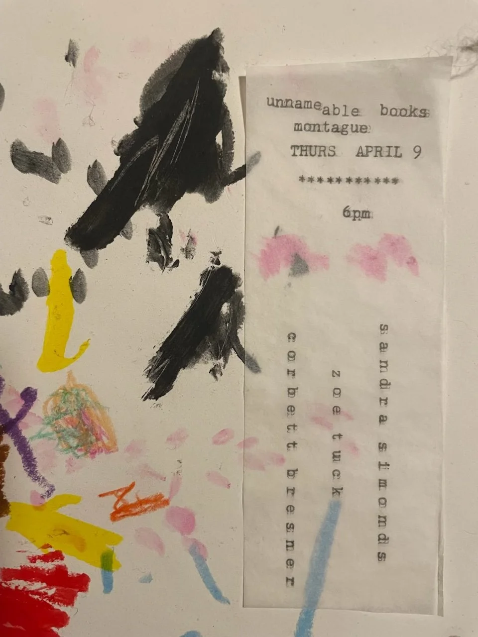 Reading with Corbett Bresner &amp; Sandra Simonds