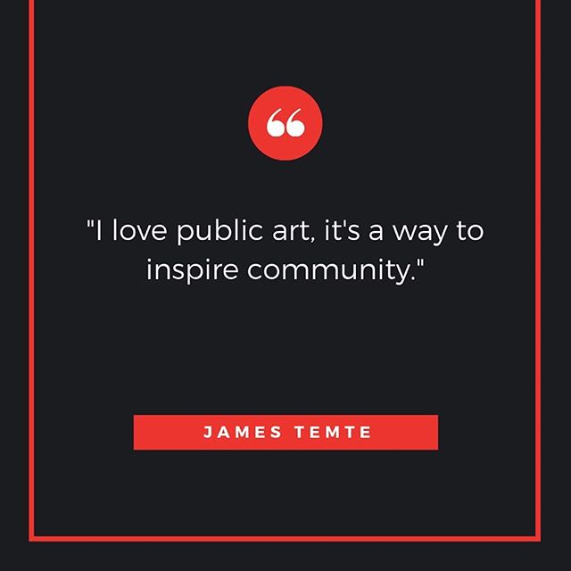 At this week&rsquo;s @1millioncups Anchorage, we heard from two guest speakers, Alice Glenn of the @coffeeandquaq podcast and artist James Temte. Temte spoke about his artwork, his process and the benefits of public art.