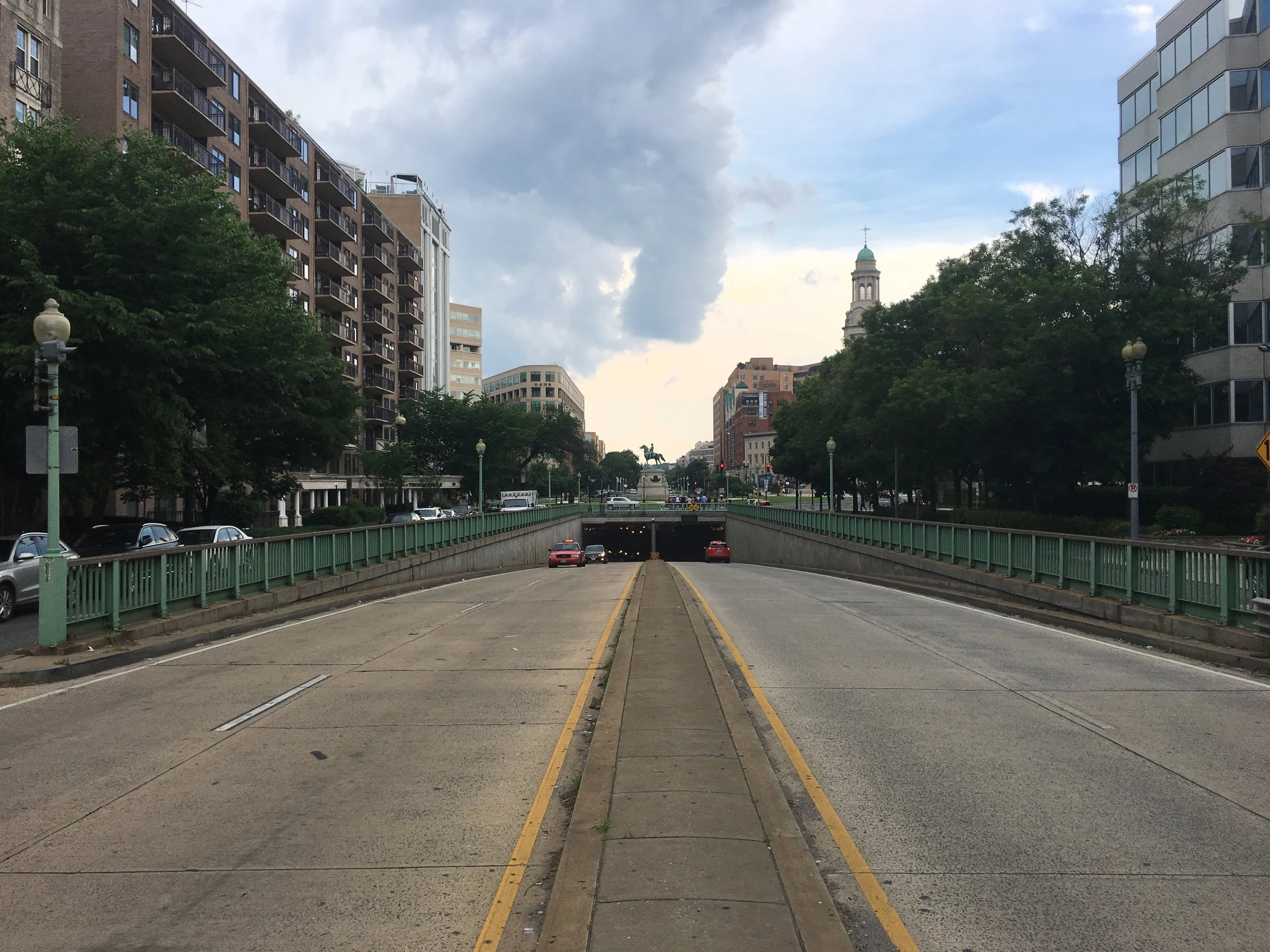 Thomas Circle looking north. Photo: Elliot Carter