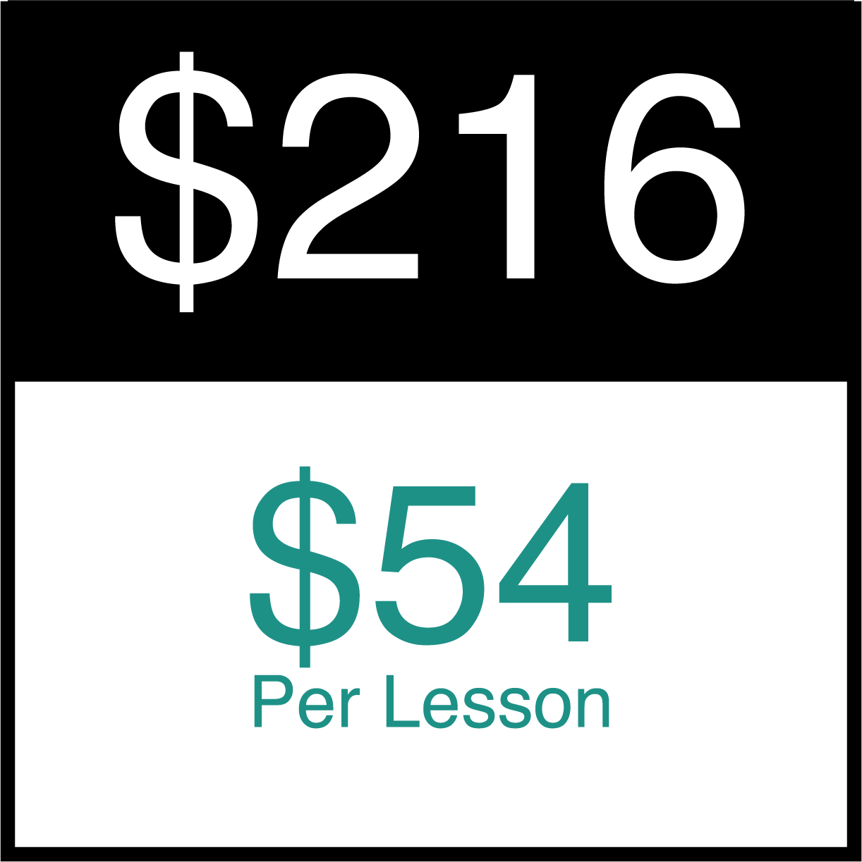 45 Minute Online Lesson (4 Lesson Package)