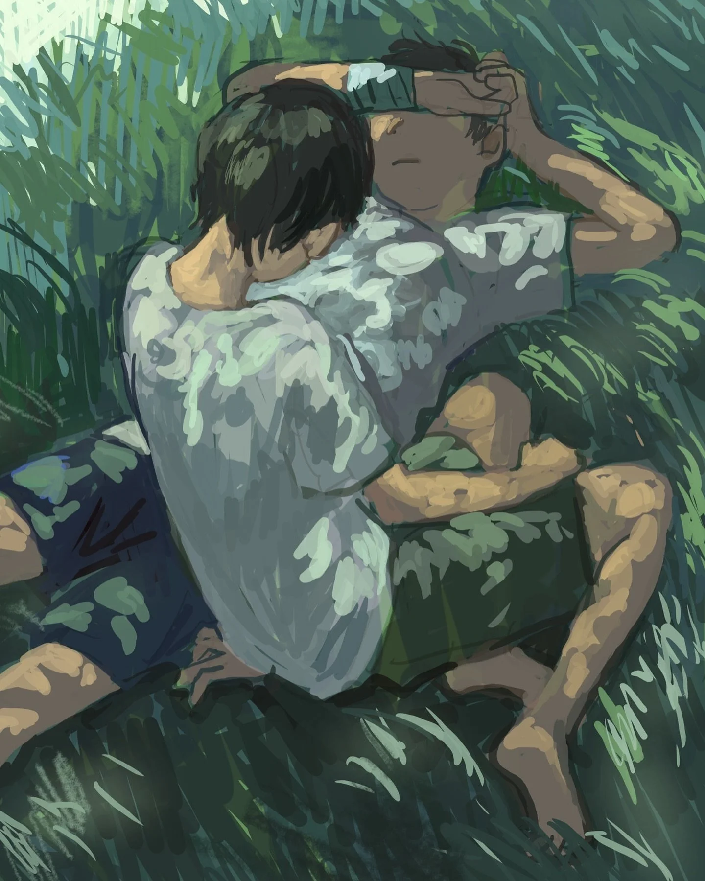 One day I&rsquo;ll find you, I promise 

Art not by me.