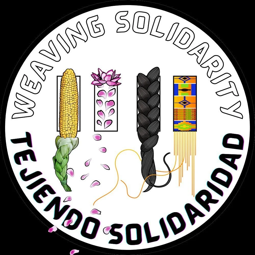 Logo I designed a few months ago for the program I&rsquo;m coordinating called &ldquo;Weaving Solidarity / Tejiendo Solidaridad&rdquo; ✊🏾 which is part of the organization I work for SEIRN the (Southeast Immigrant Rights Network) 

Weaving Solidarit