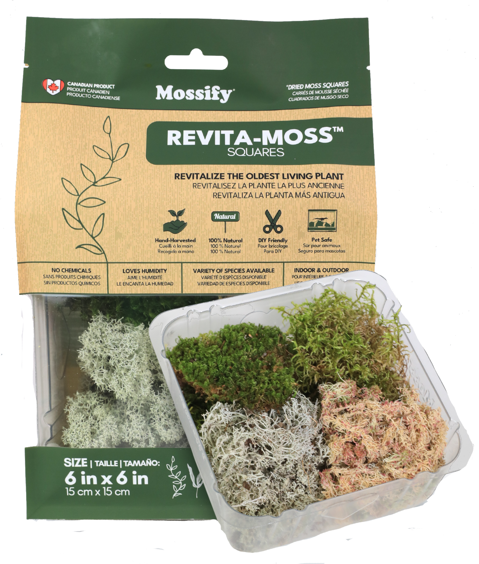 An image of Revita-Moss in packaging