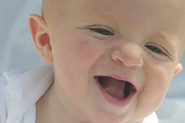 Tipping Bucket Baby Pictures: 6 Months