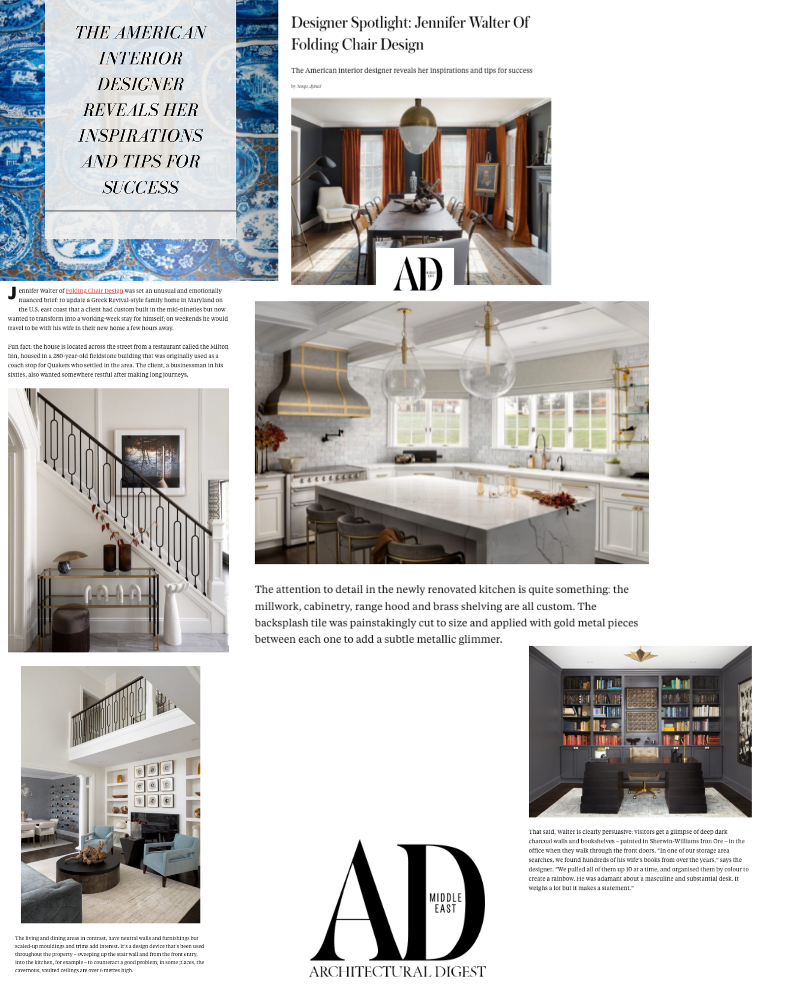 Folding Chair Design in the Press Architectural Digest