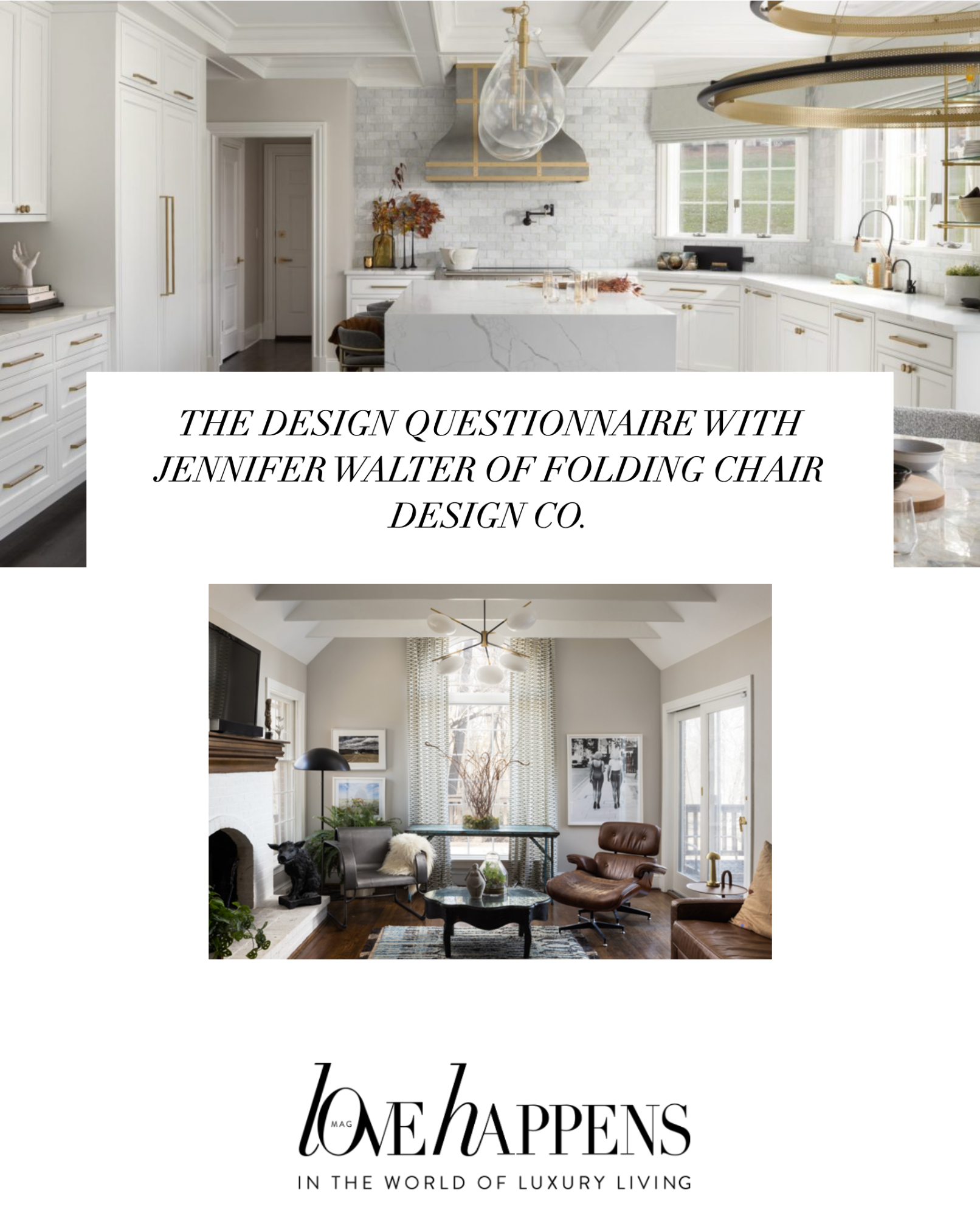 Folding Chair Design in the Press Love Happens