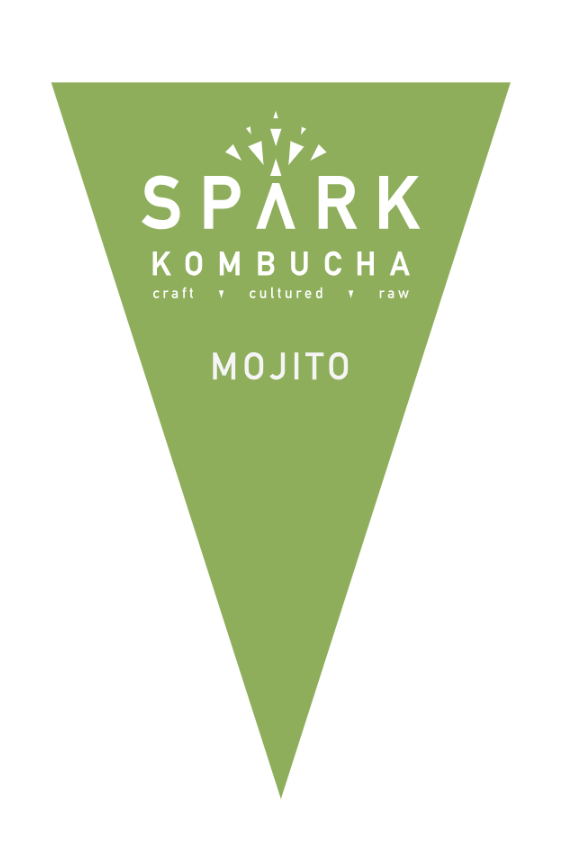 Filtered water, organic white tea, organic black tea, organic kombucha culture, organic cane sugar, organic mint infusion, organic lime juice.