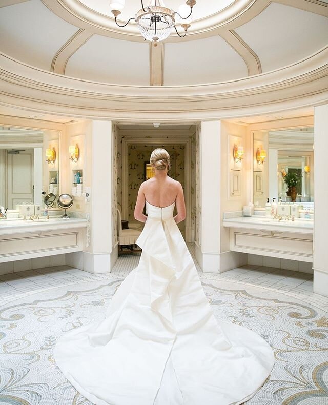 Stunning bridal beauty! These moments before a bride walks down the aisle are so special. While moments like these are unfolding for the bride, I'm usually somewhere at the reception venue double-checking all the details: is the welcome table set up 