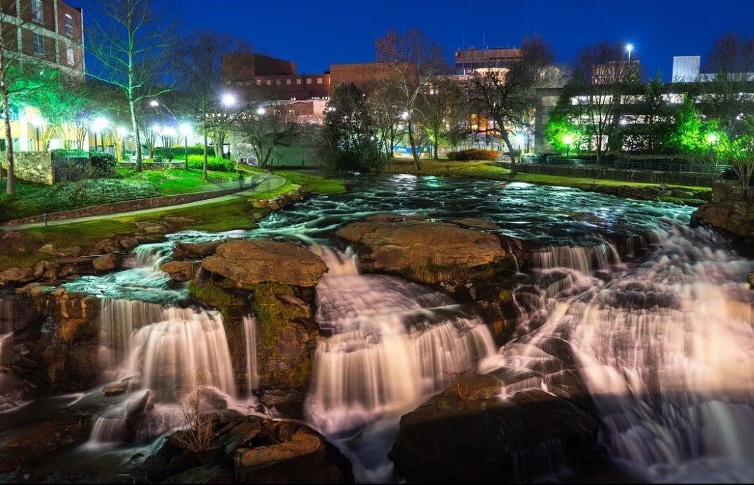 Falls Park On The Reedy Map
