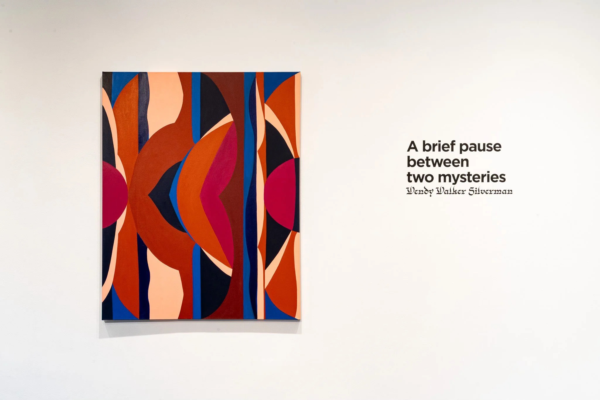 Installation image, solo exhibition A BRIEF PAUSE BETWEEN TWO MYSTERIES