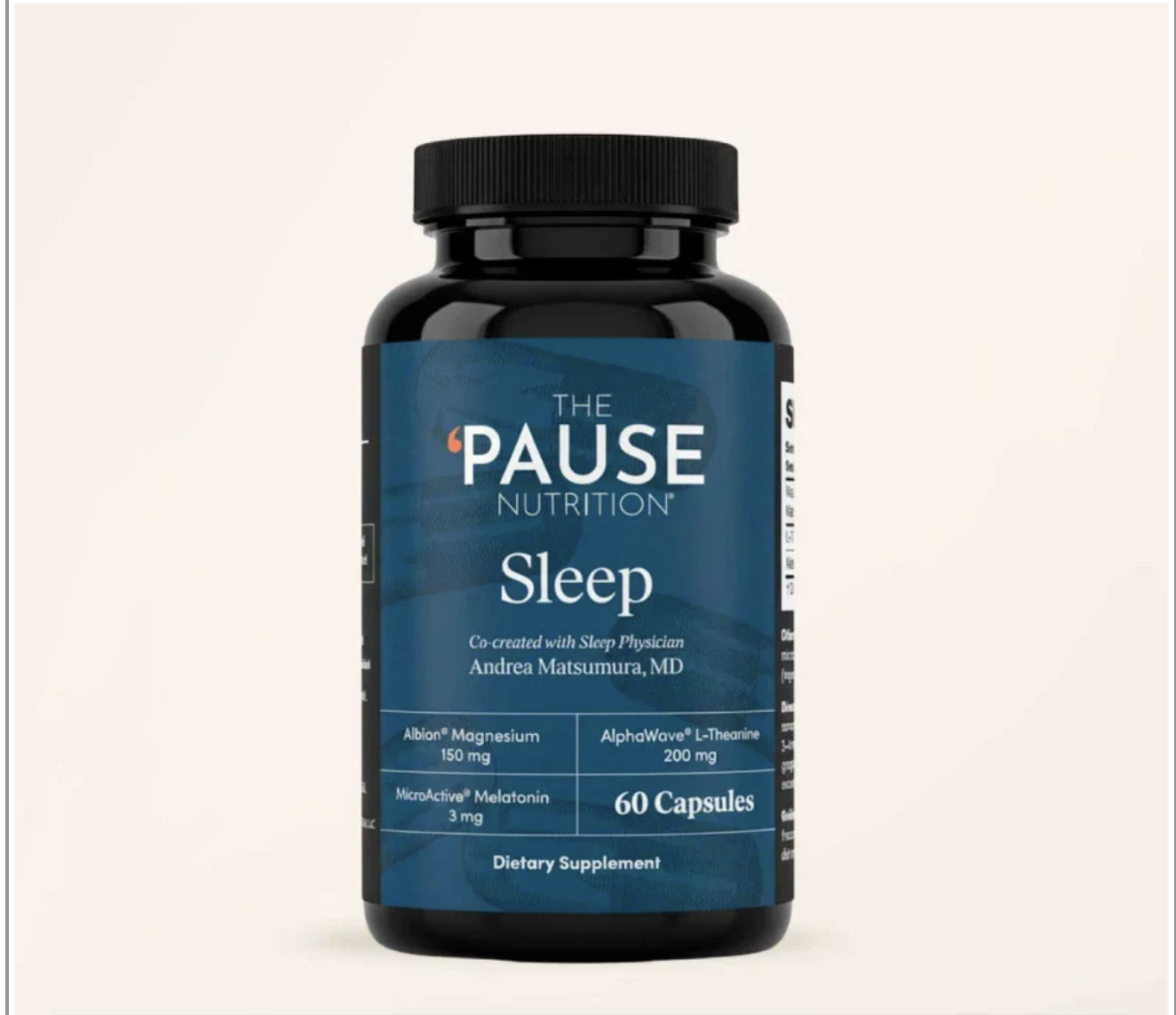 The Pause Nutrition Sleep supplement